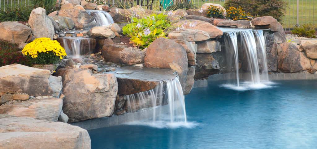 hdr-waterfall-sizes | Aquatic Artists | Pool Waterfalls | NJ, PA, DE, MD