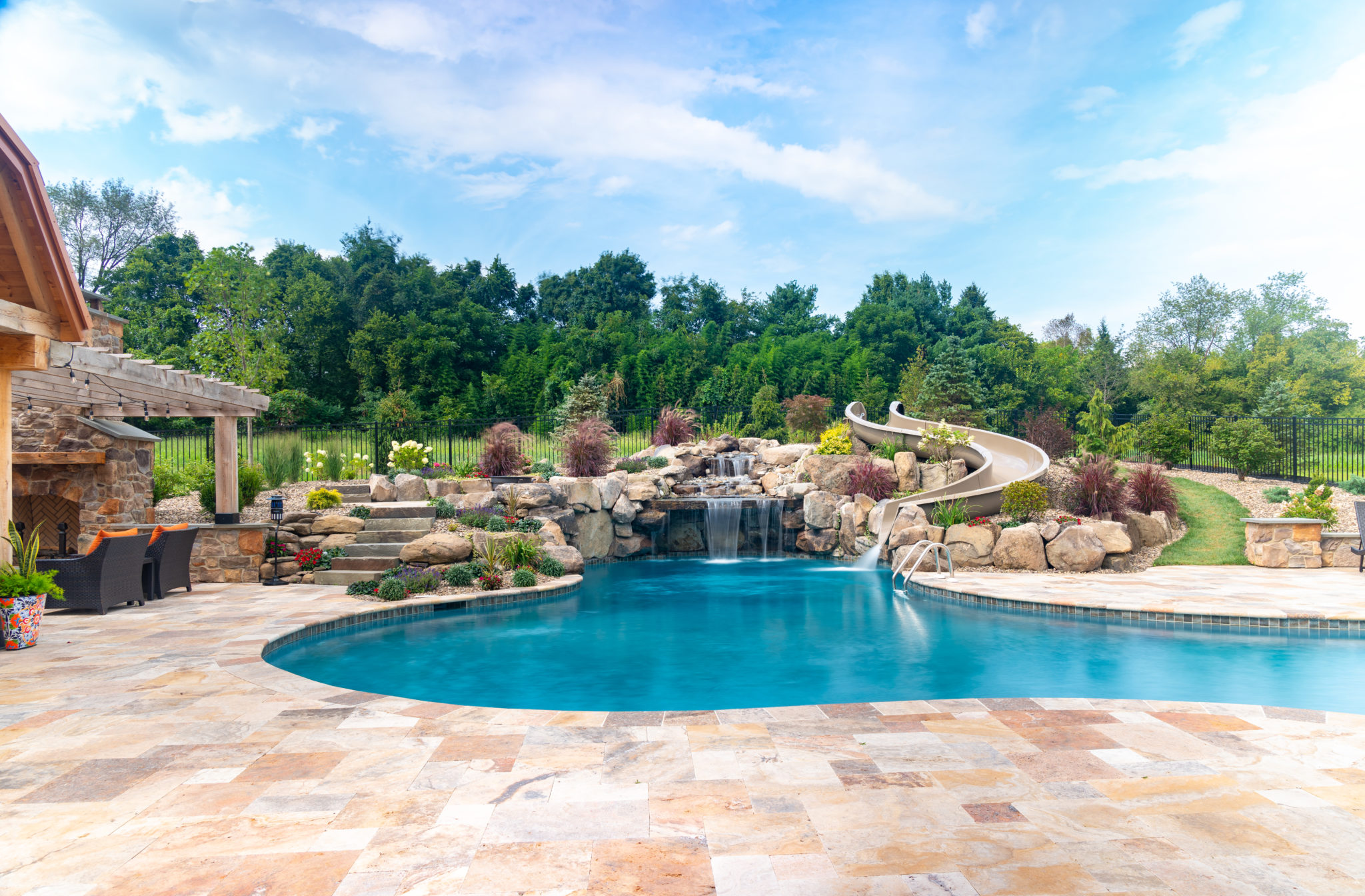 Malloy - Lewisburg, PA | Aquatic Artists | Pool Waterfalls | NJ, PA, DE, MD