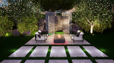 Custom Rain Shower Fountain G