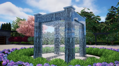 Four Column Fountain D