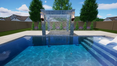 Four Column Rain Shower A