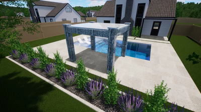 Four Column Rain Shower E