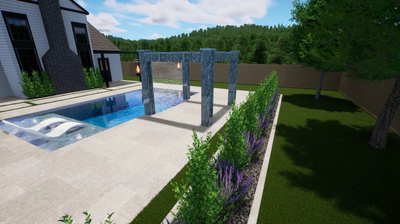 Four Column Rain Shower G