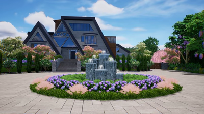 Multi Column Fountain B