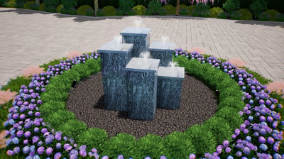 Multi Column Fountain D