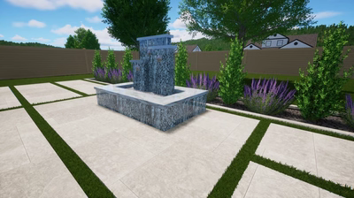 Multi Column Small Fountain D