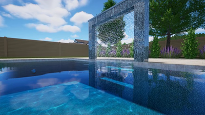 Two Column Rain Shower Archway B