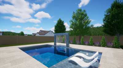 Two Column Rain Shower Archway C