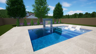 Two-Column-Rain-Shower-Archway-Medium-Size-D - Two Column Rain Shower Archway Medium Size D