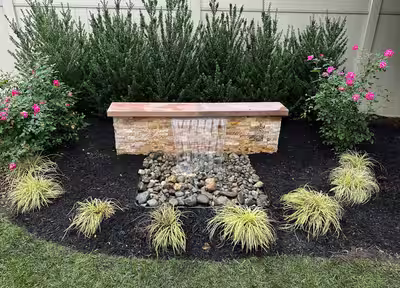 Regent — Williamstown, NJ — pool waterfall by Aquatic Artists