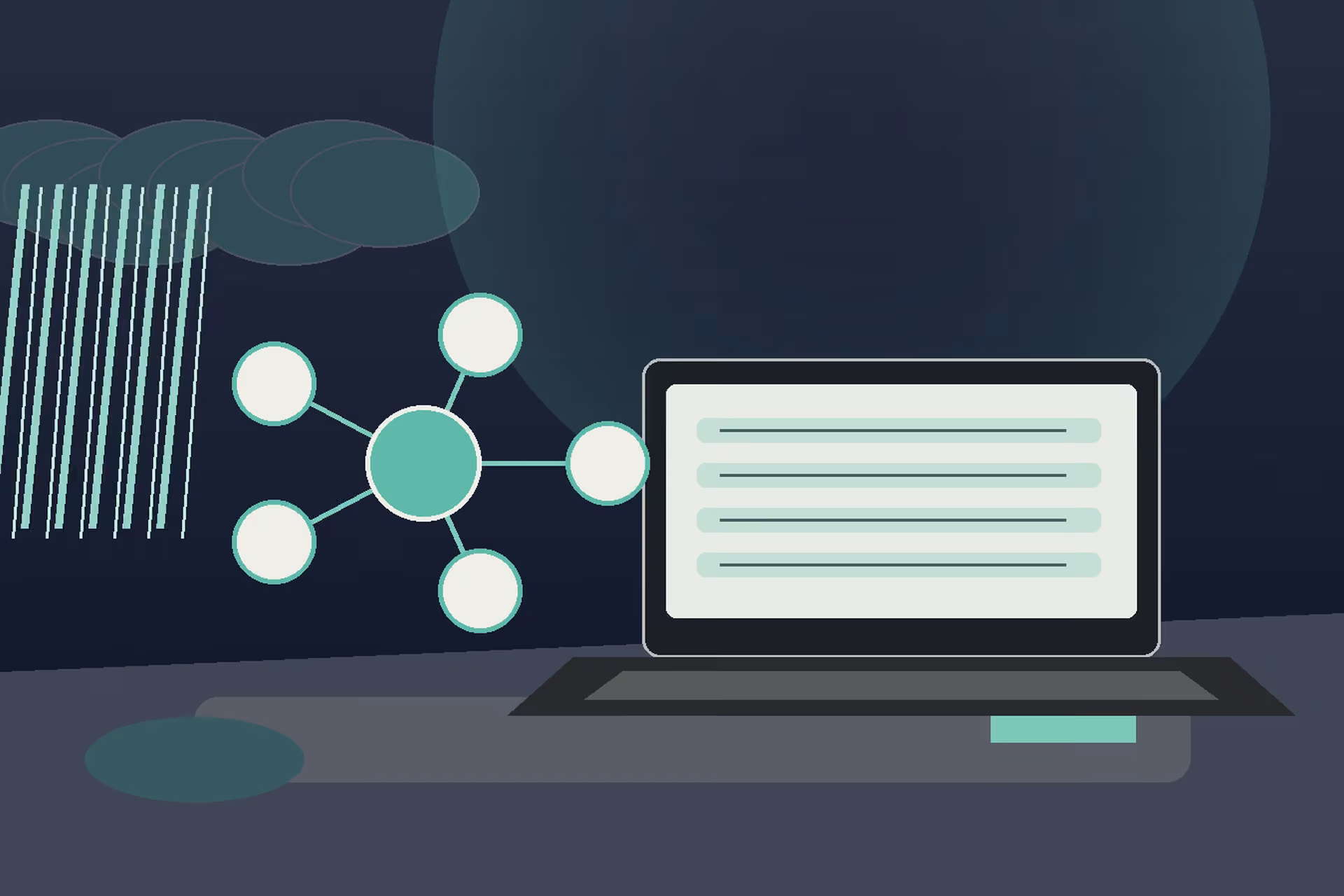 Multiple specialized AI audit agents reviewing website, social media, and security findings.
